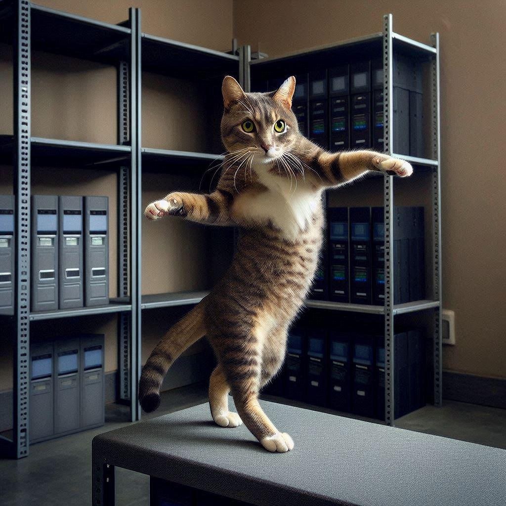 [がぞうあげます]ねこおどる