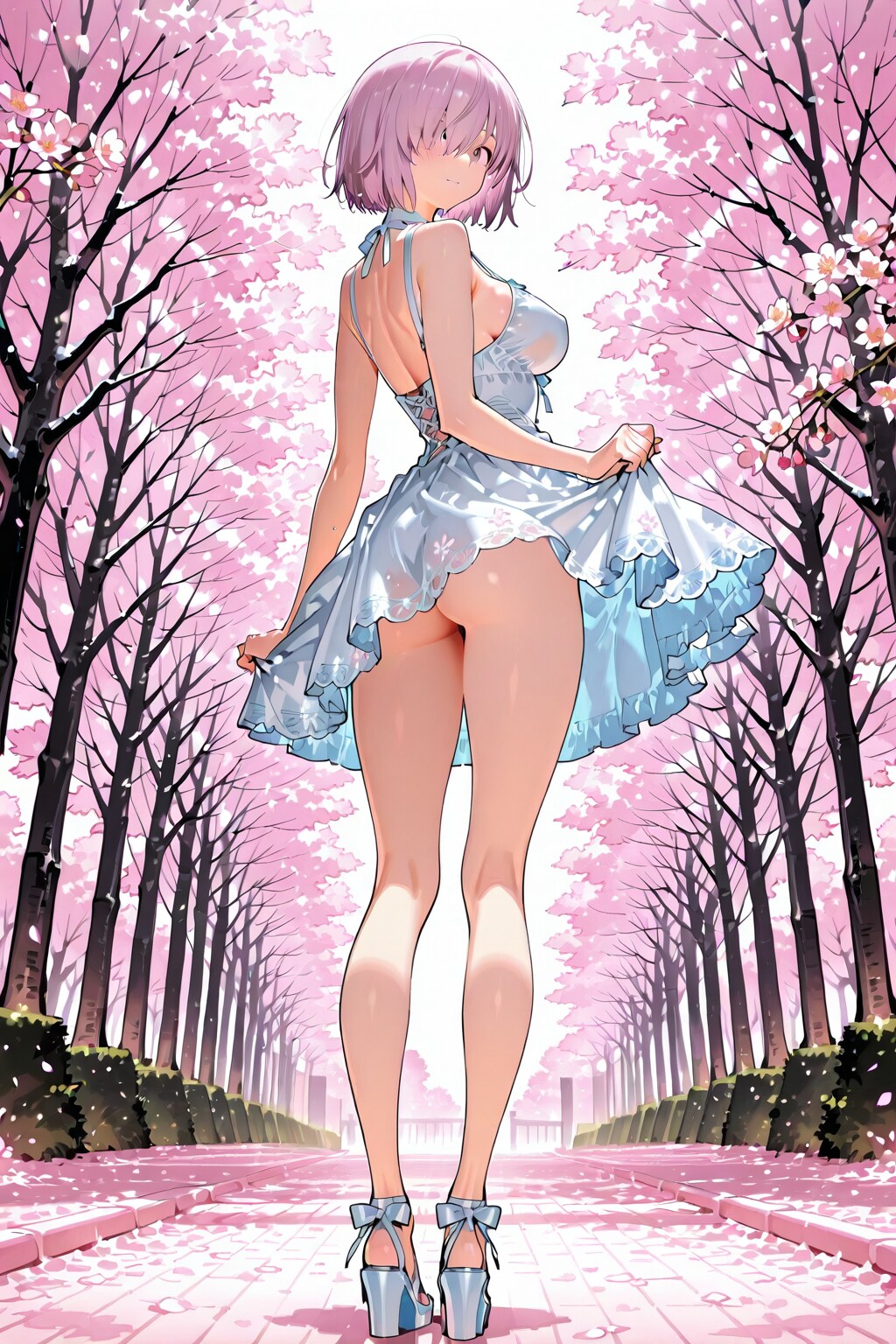 桜並木の後輩
