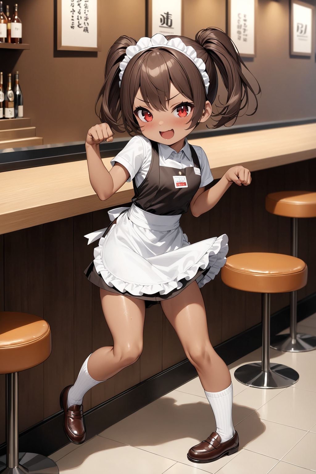 ちびキャラウェイトレスさん Y827