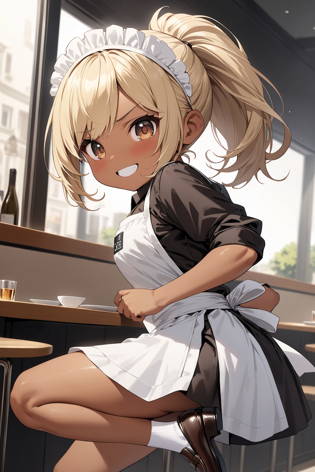 ちびキャラウェイトレスさん Y827