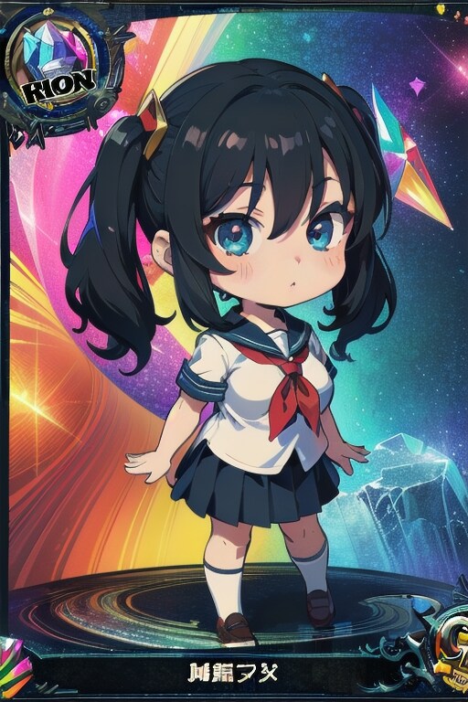 ツインテちゃんトレカ | の人気AIイラスト・グラビア