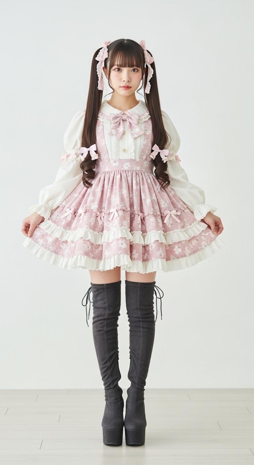 甘ロリ&サイハイブーツ003