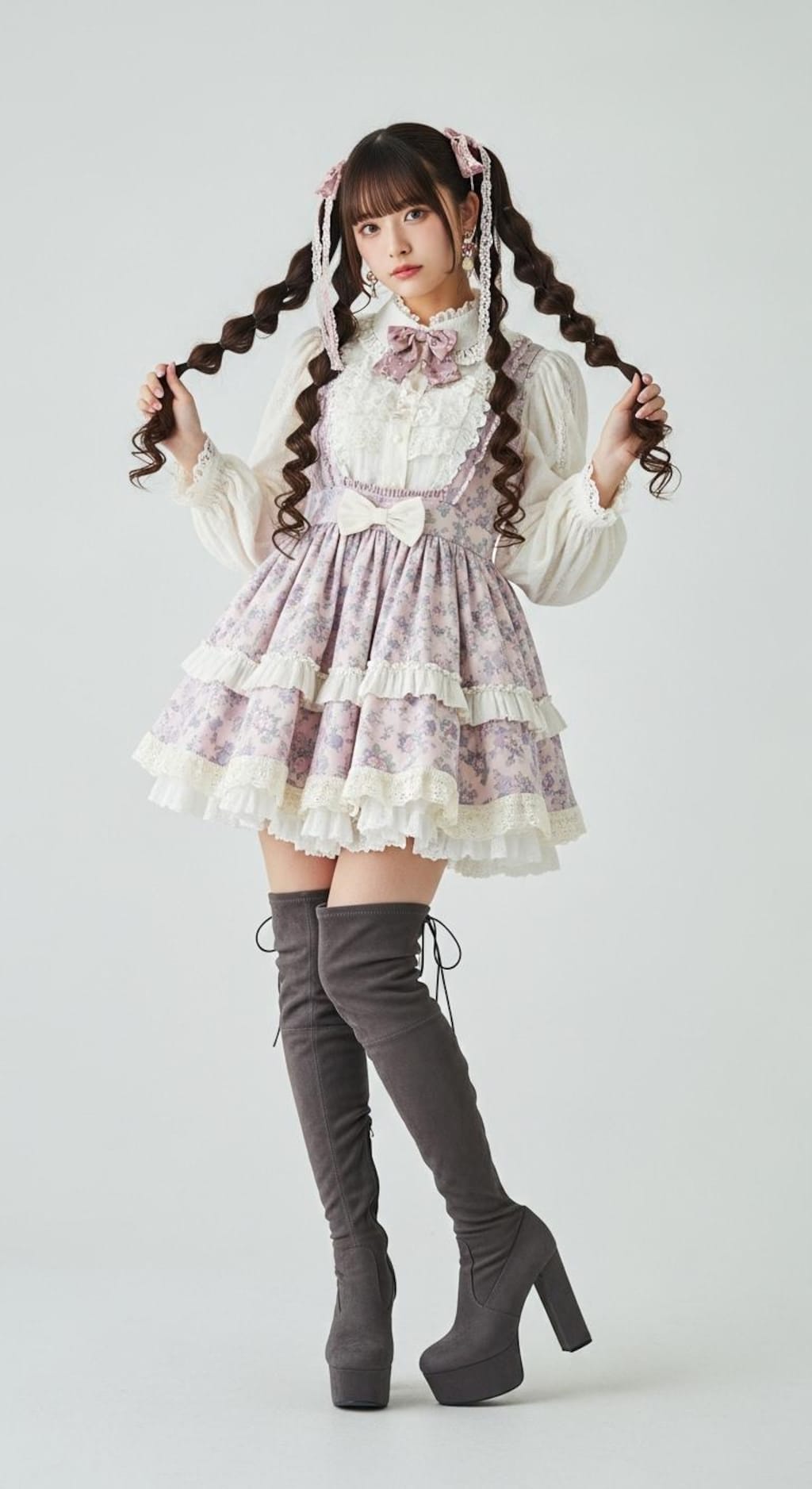 甘ロリ&サイハイブーツ003