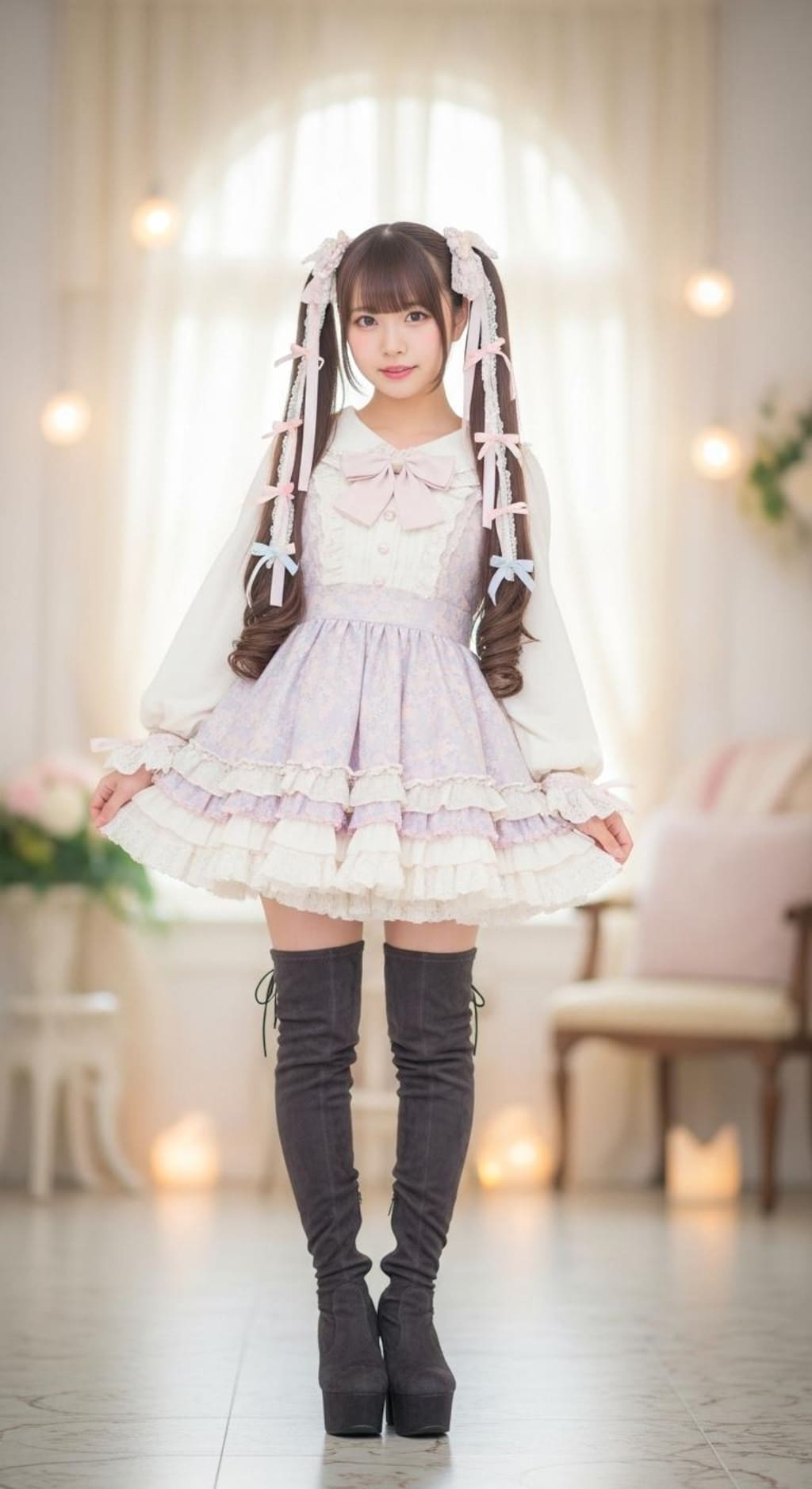 甘ロリ&サイハイブーツ003