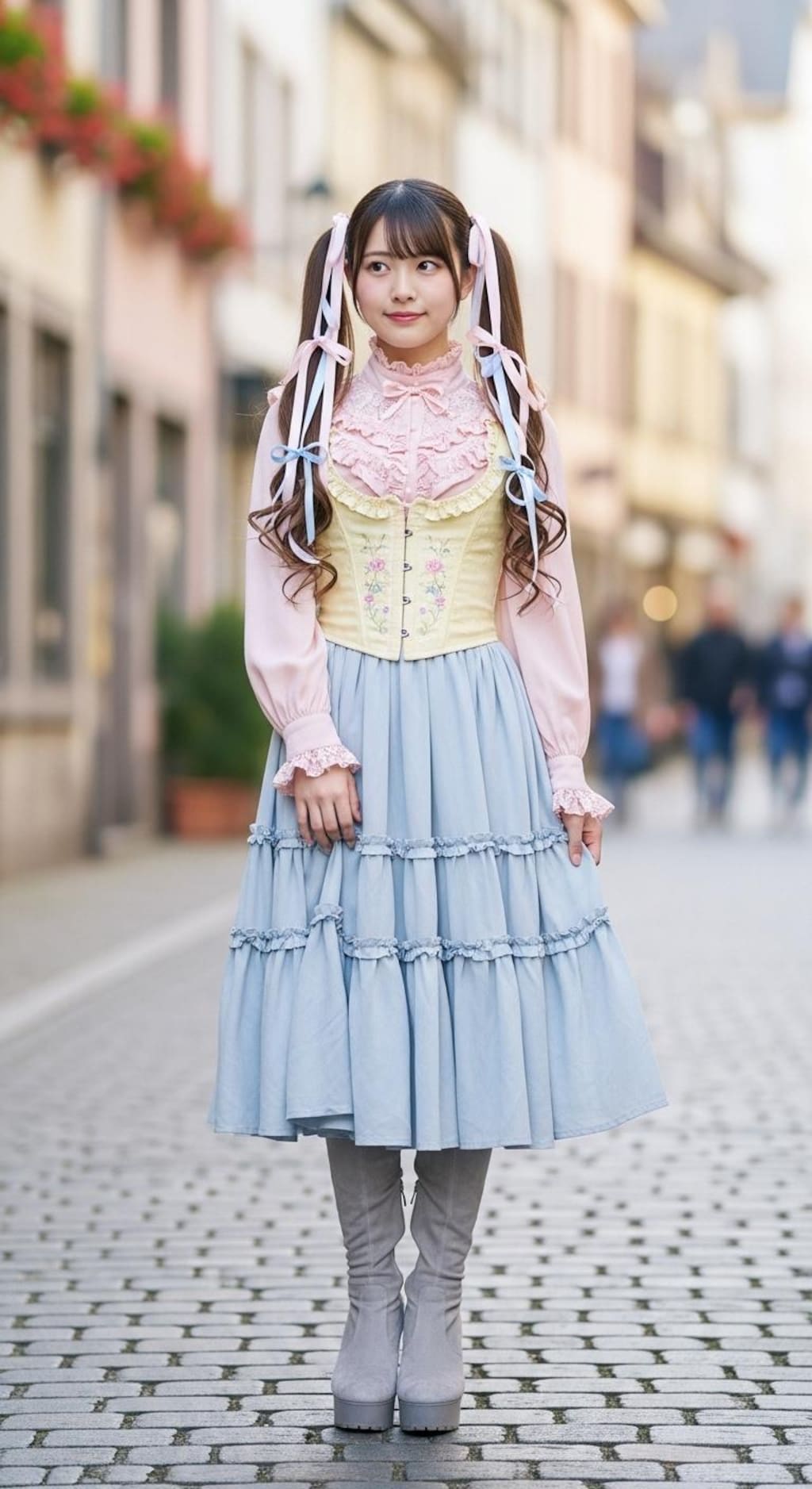 甘ロリ&サイハイブーツ003