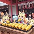 奉納祭のコーン食べ放題！ 2枚目