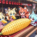 奉納祭のコーン食べ放題！ 6枚目