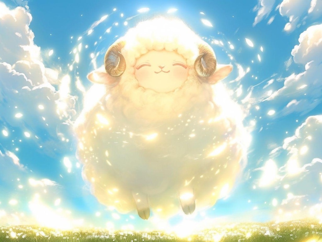 虹の国の羊と人と