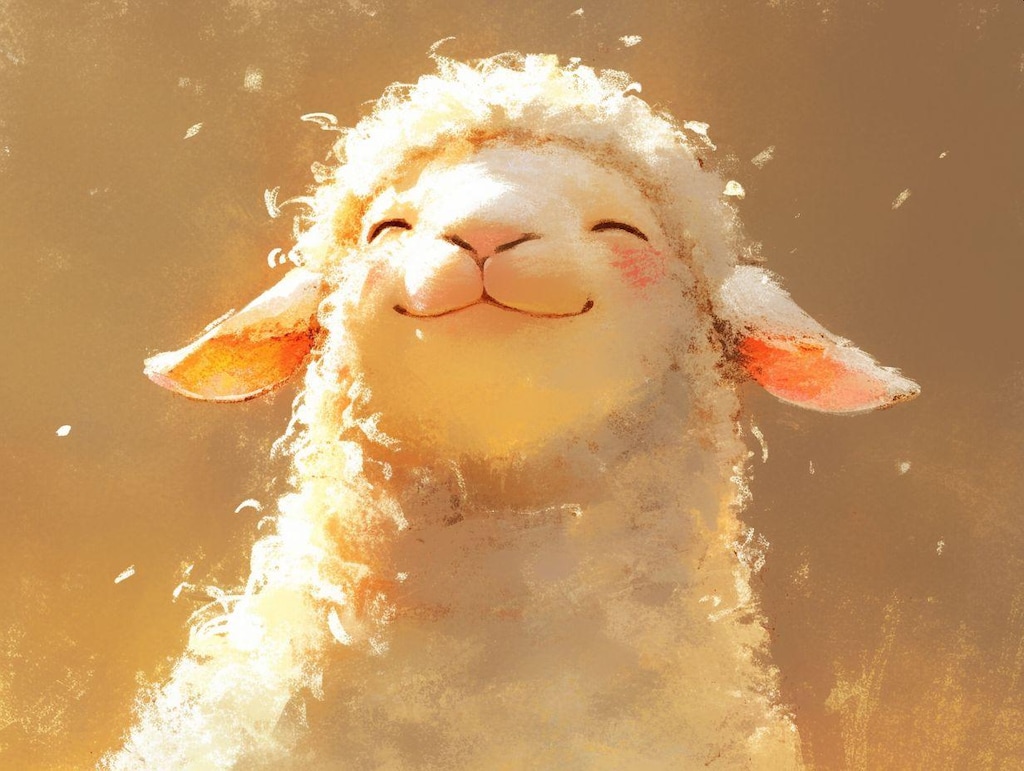 虹の国の羊と人と