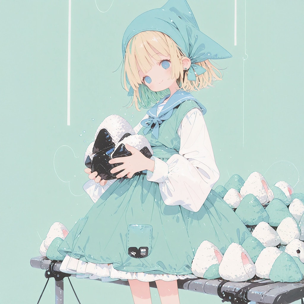 ちちぷいちゃん『新米おにぎりできました！』