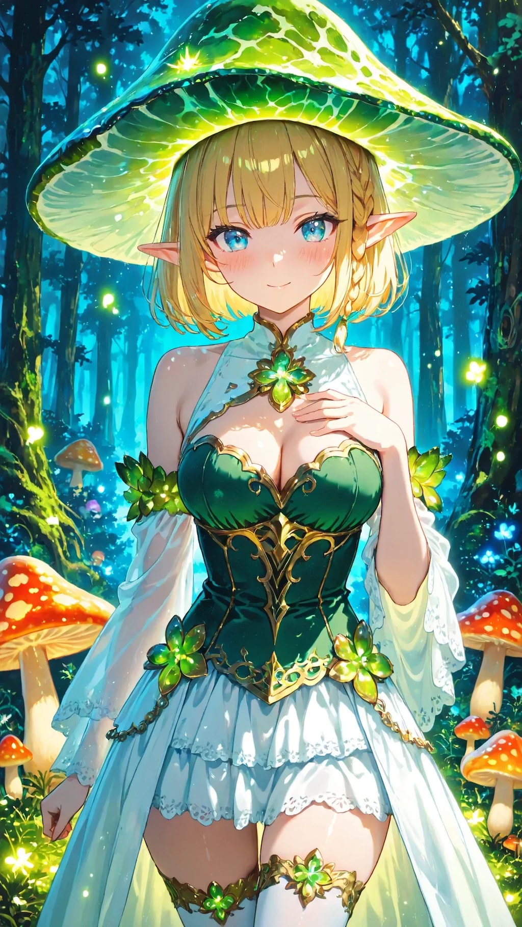 🧝‍♀️🍄 エル子「この森のキノコは不思議なんですよ♪」お前もキノコ定期