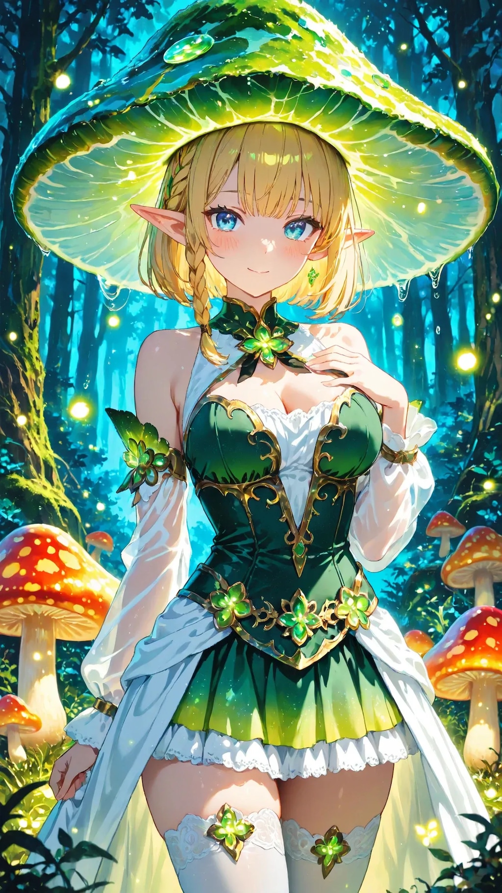 🧝‍♀️🍄 エル子「この森のキノコは不思議なんですよ♪」お前もキノコ定期