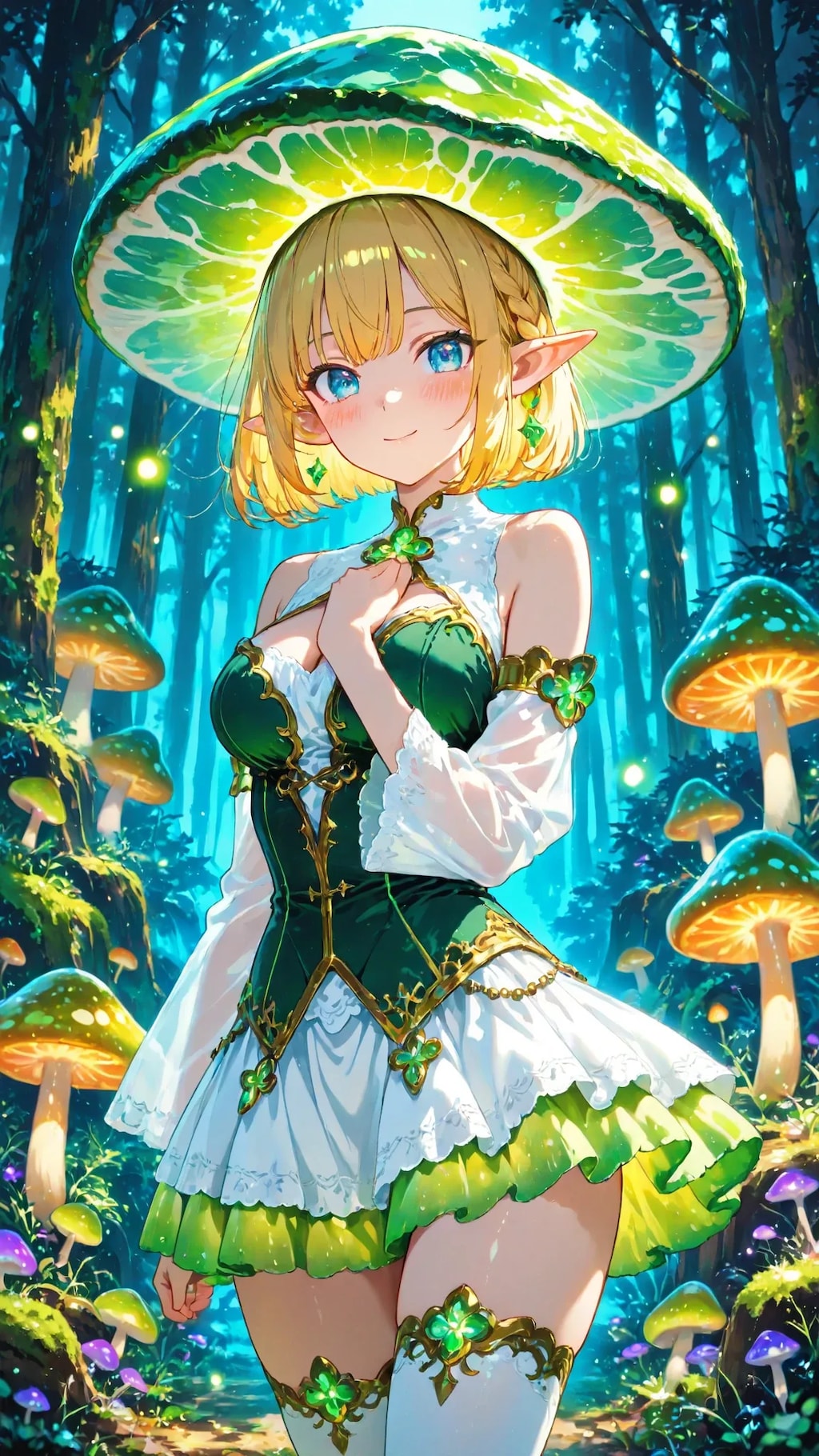 🧝‍♀️🍄 エル子「この森のキノコは不思議なんですよ♪」お前もキノコ定期