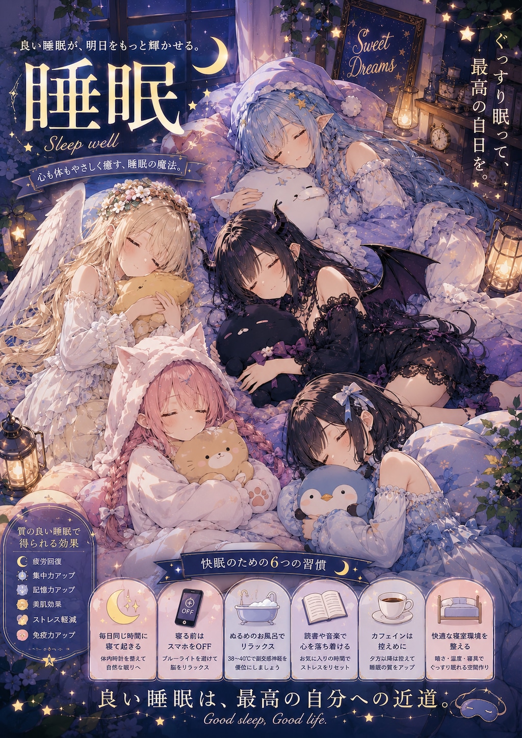 夢見る5種族の少女たちの星空おやすみ会