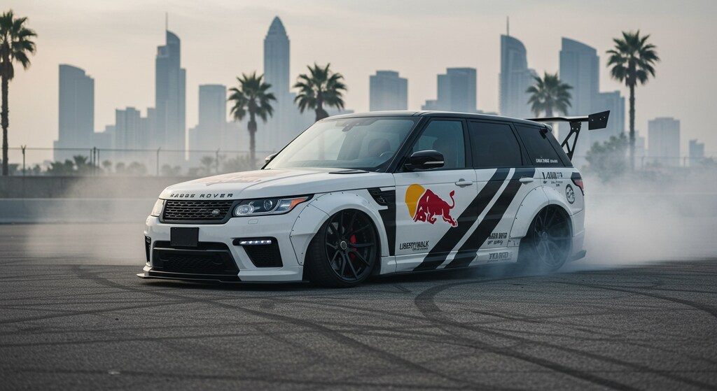 リバティーウォークレンジローバーのドリ車