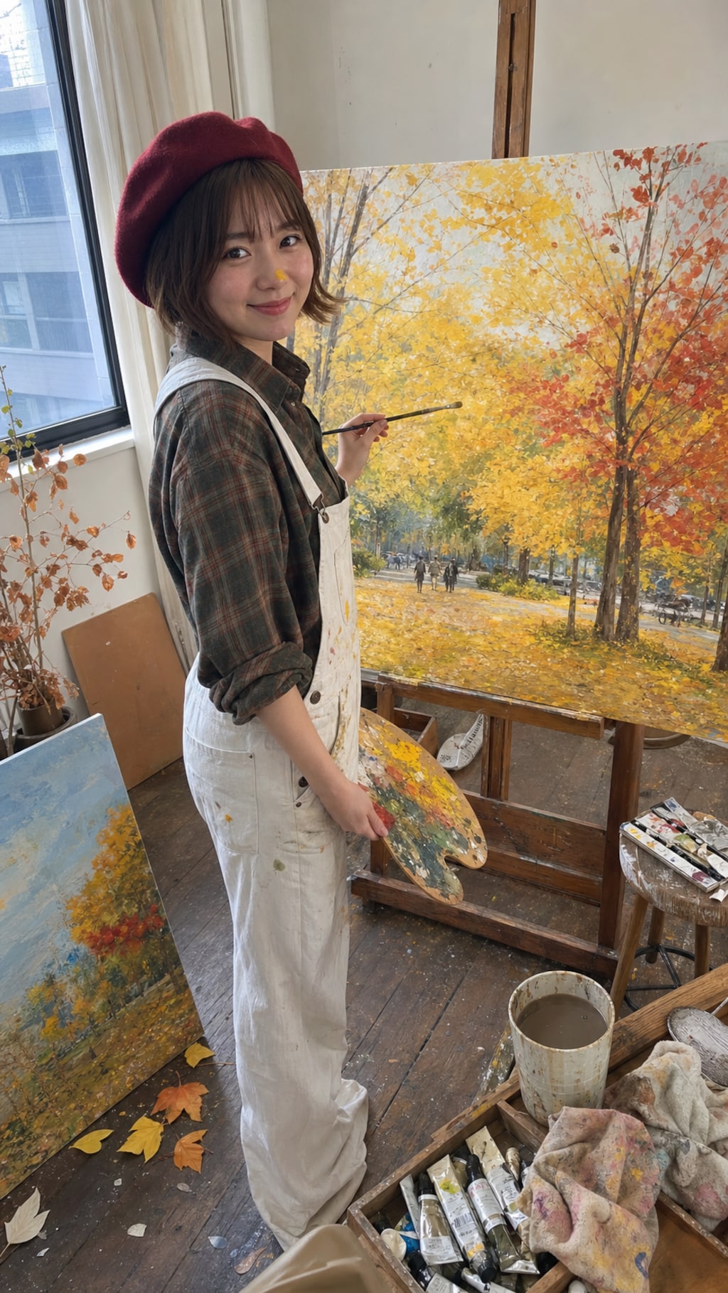 Painting Autumn into Being