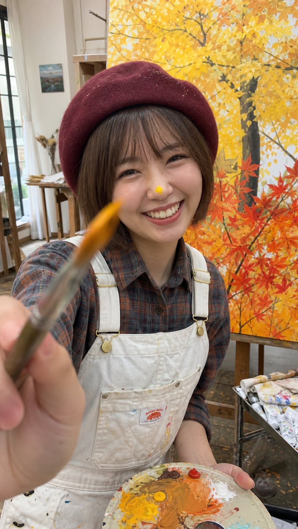 Painting Autumn into Being