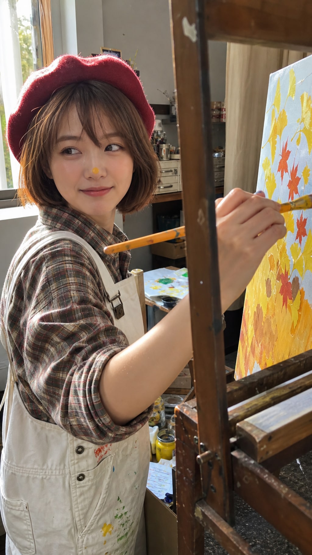 Painting Autumn into Being