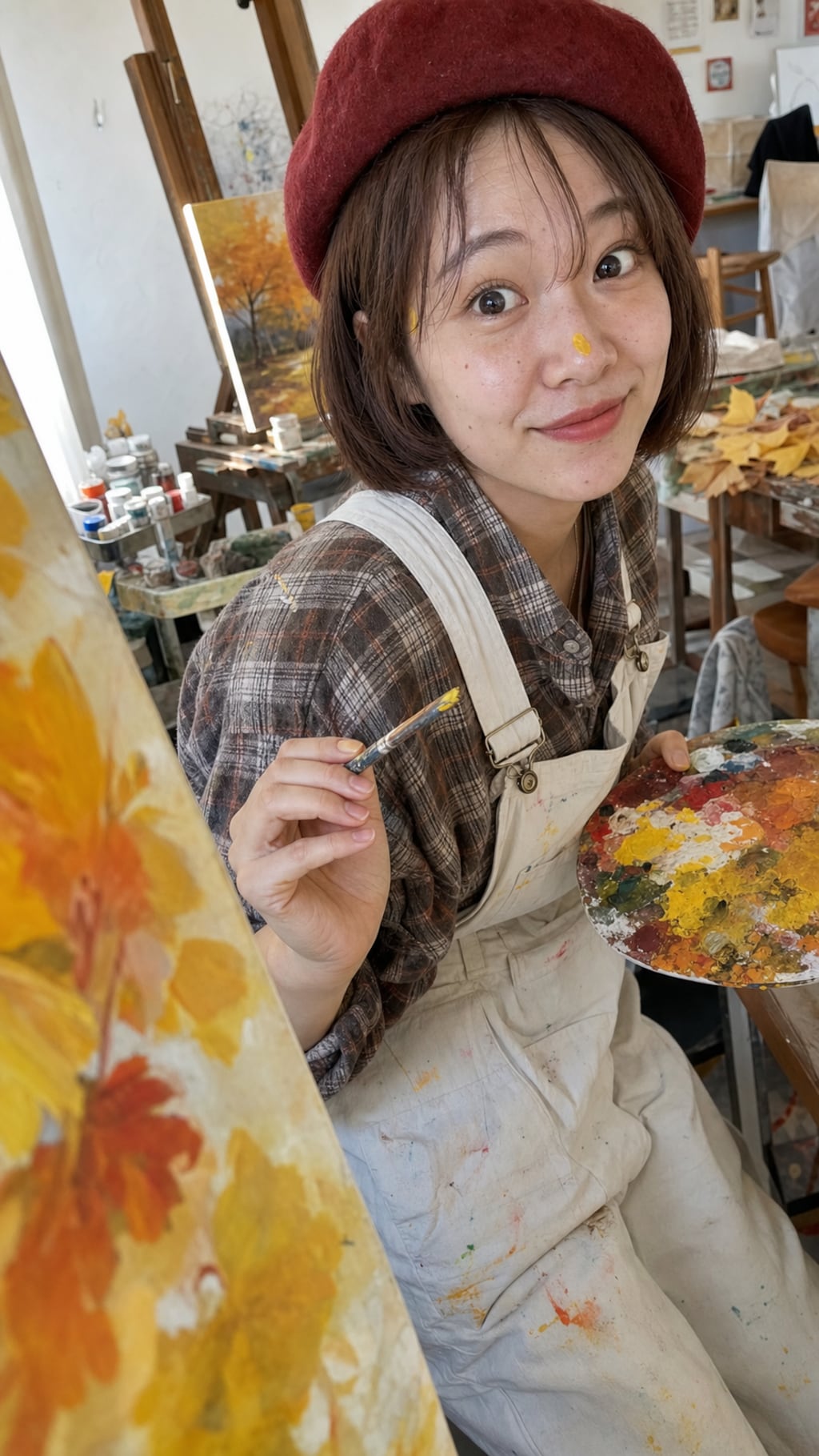Painting Autumn into Being