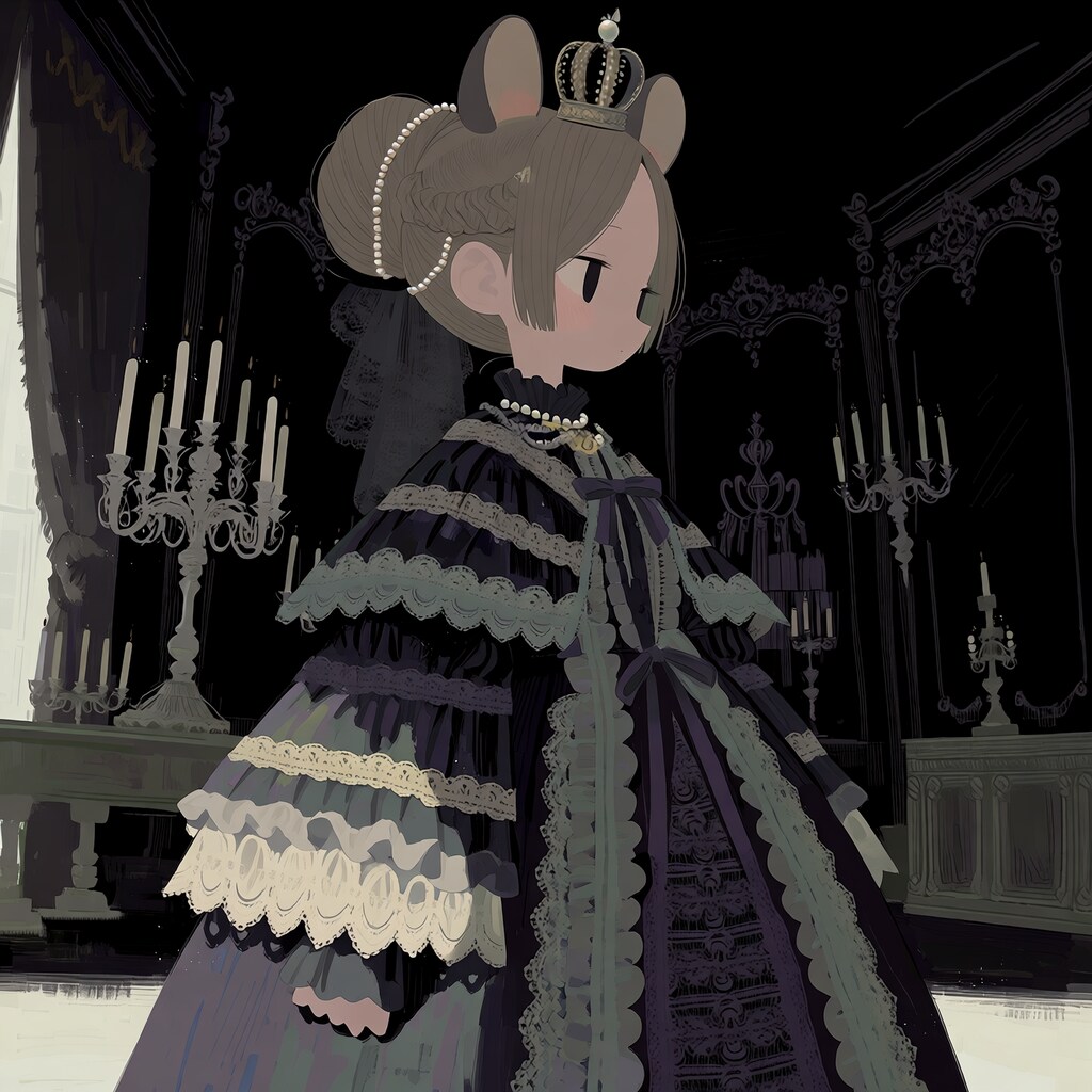 ゴシックねず耳 | の人気AIイラスト・グラビア