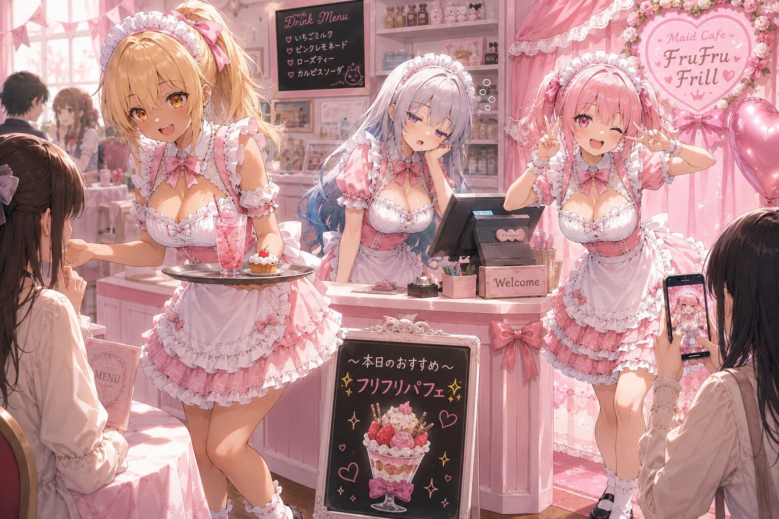 喫茶フリフリフリル☕