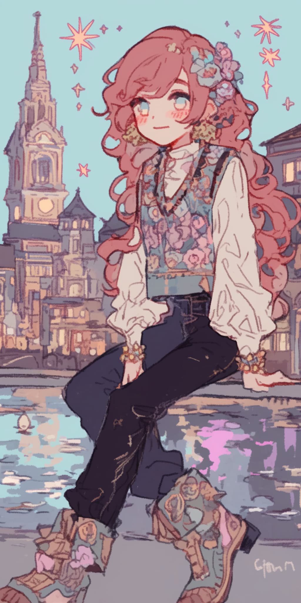 イタリアと少女たち