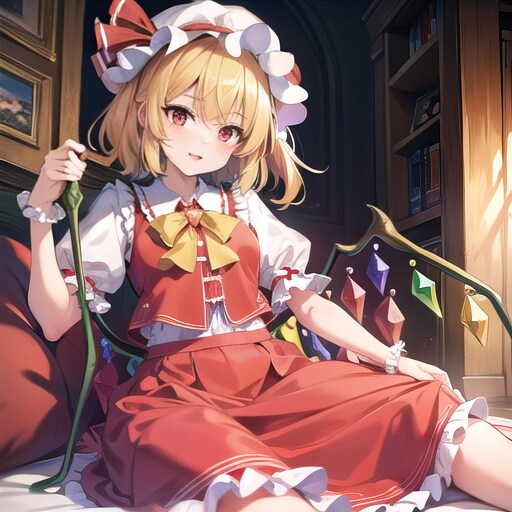 フラン⇒　おにいちゃん　ゲームしよ？ | の人気AIイラスト・グラビア