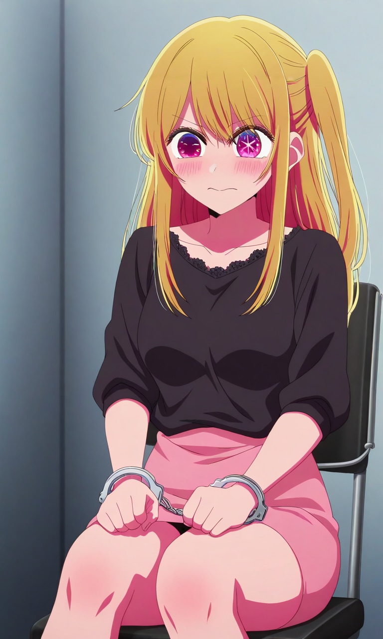 ファンに拘束されるヒロイン | の人気AIイラスト・グラビア