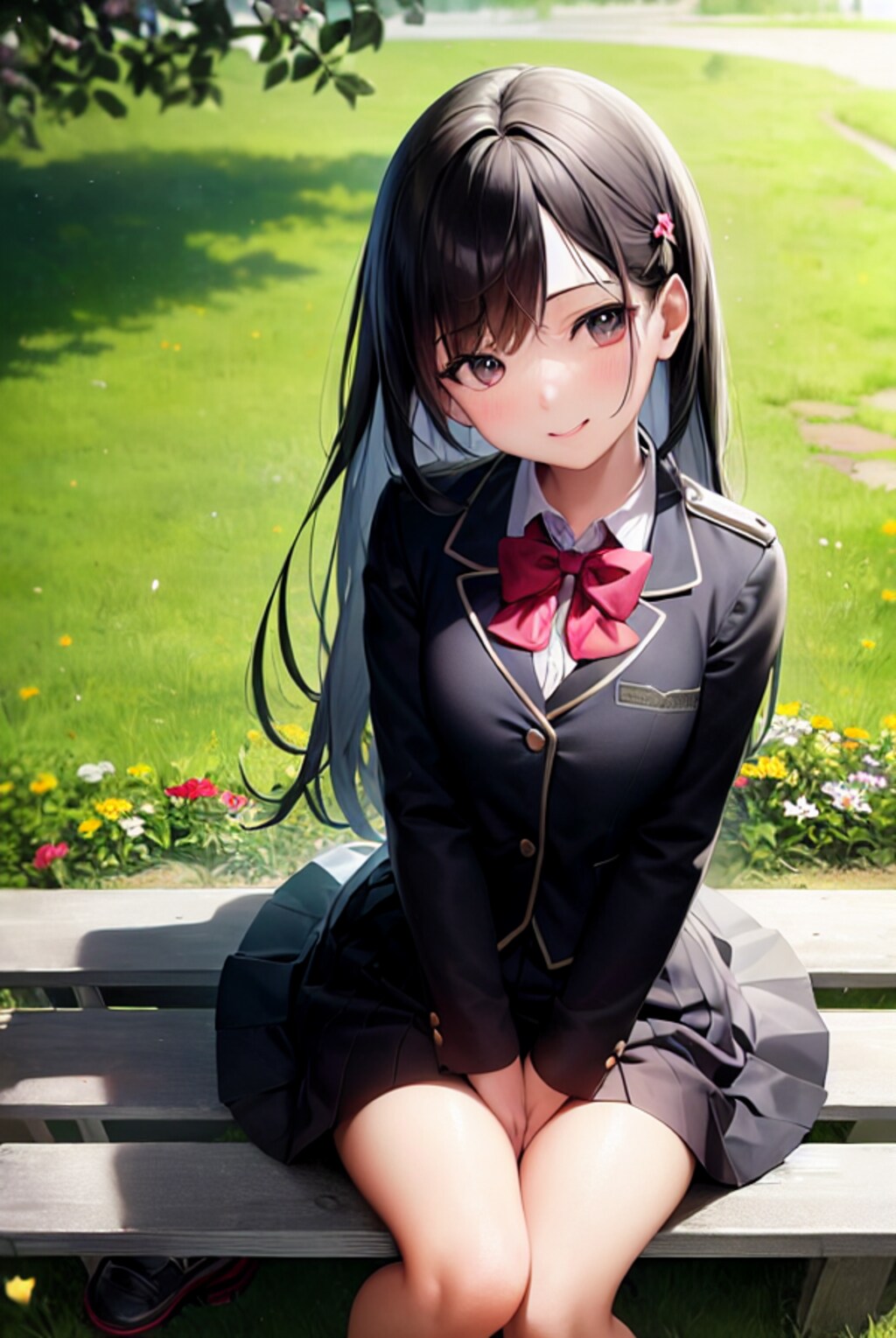 公園で休憩