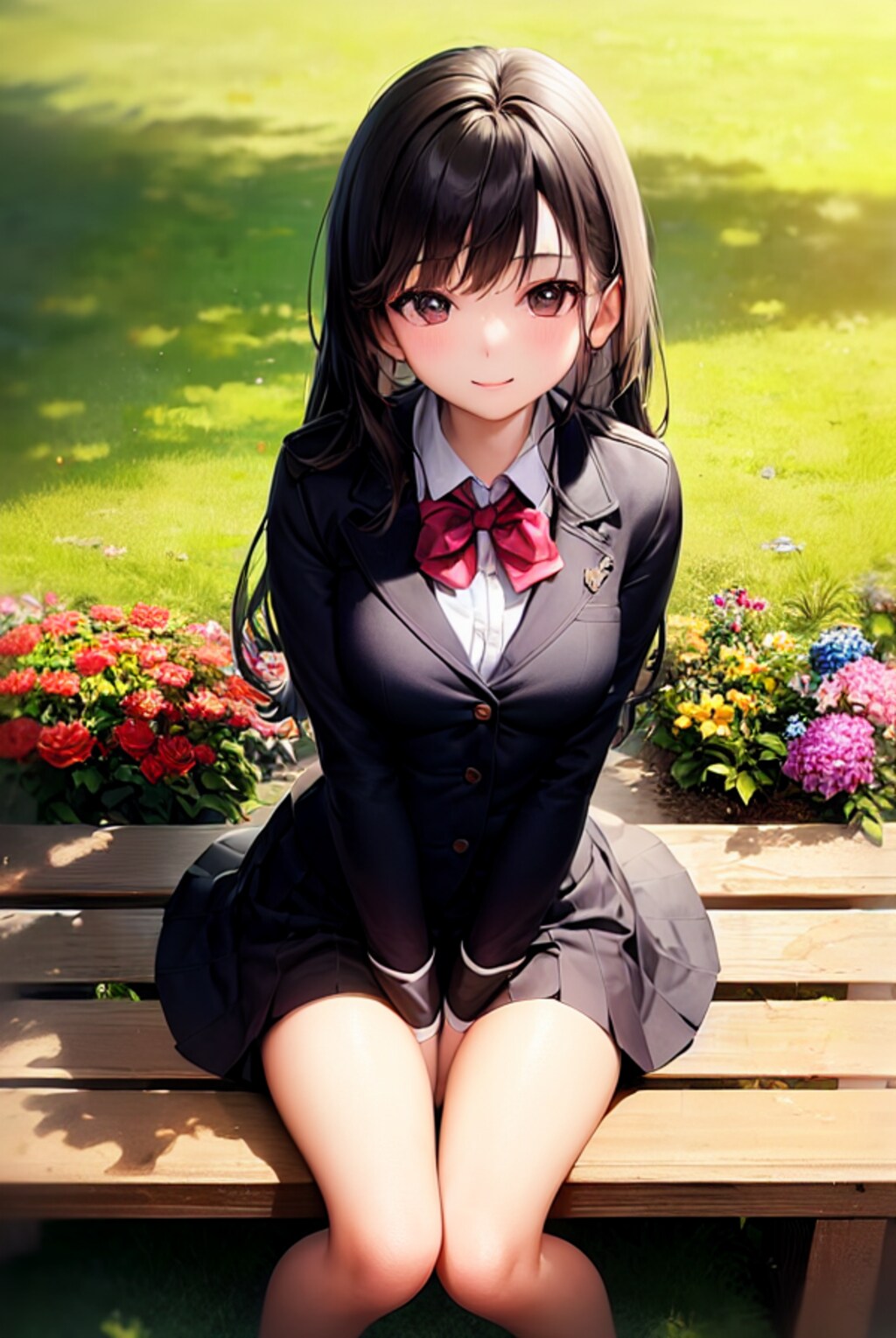 公園で休憩