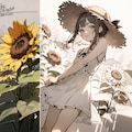 設定画 「ひまわり少女」が出来るまで 8枚目