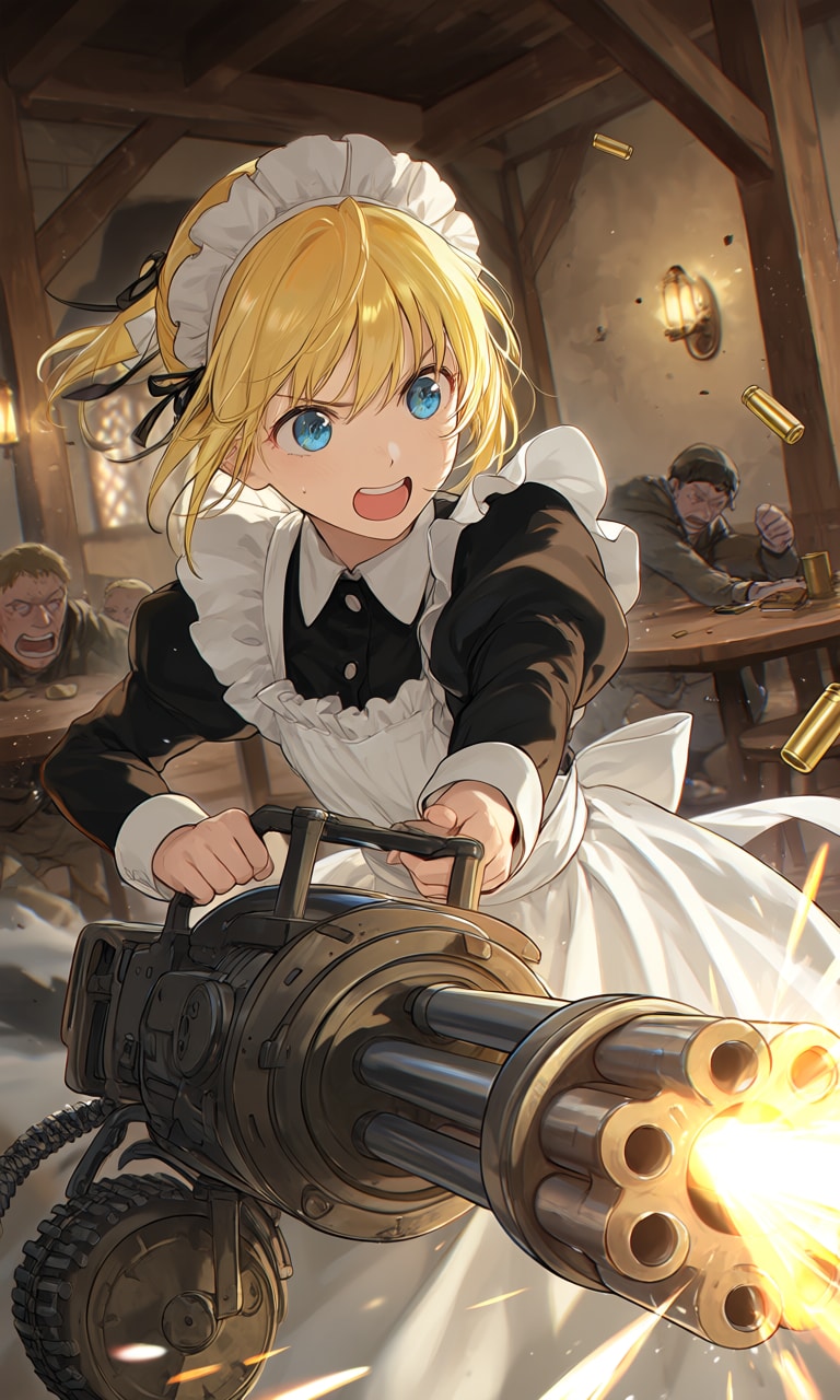 乱射メイド