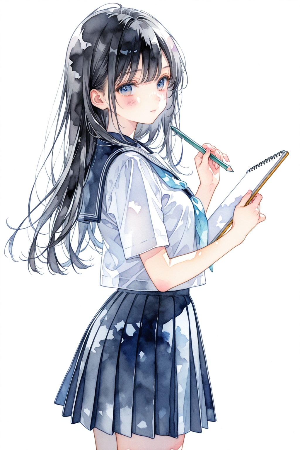 スケッチ少女（MOKAテスト） | の人気AIイラスト・グラビア