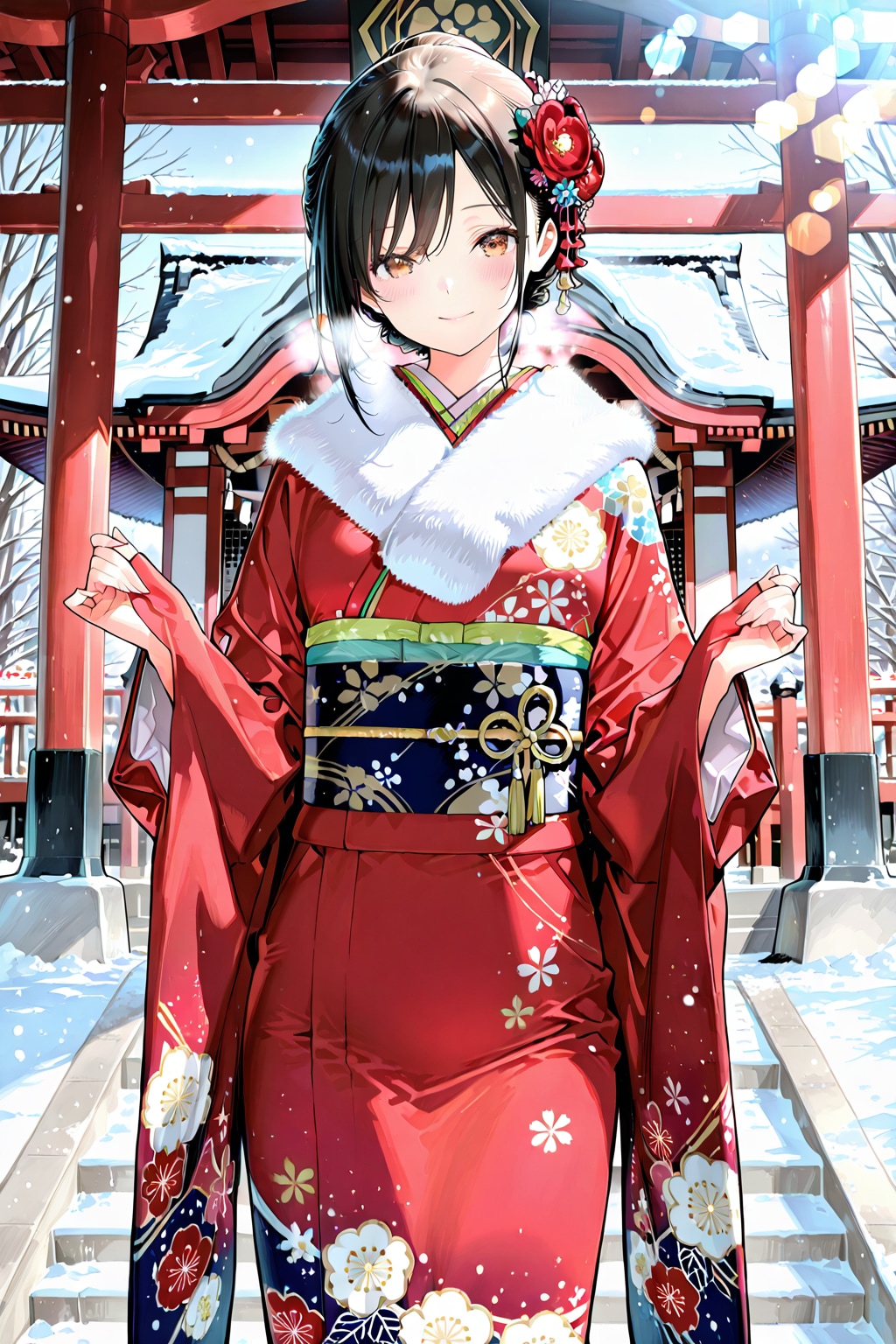 着物姿の少女(PHOENIX)(4) | の人気AIイラスト・グラビア