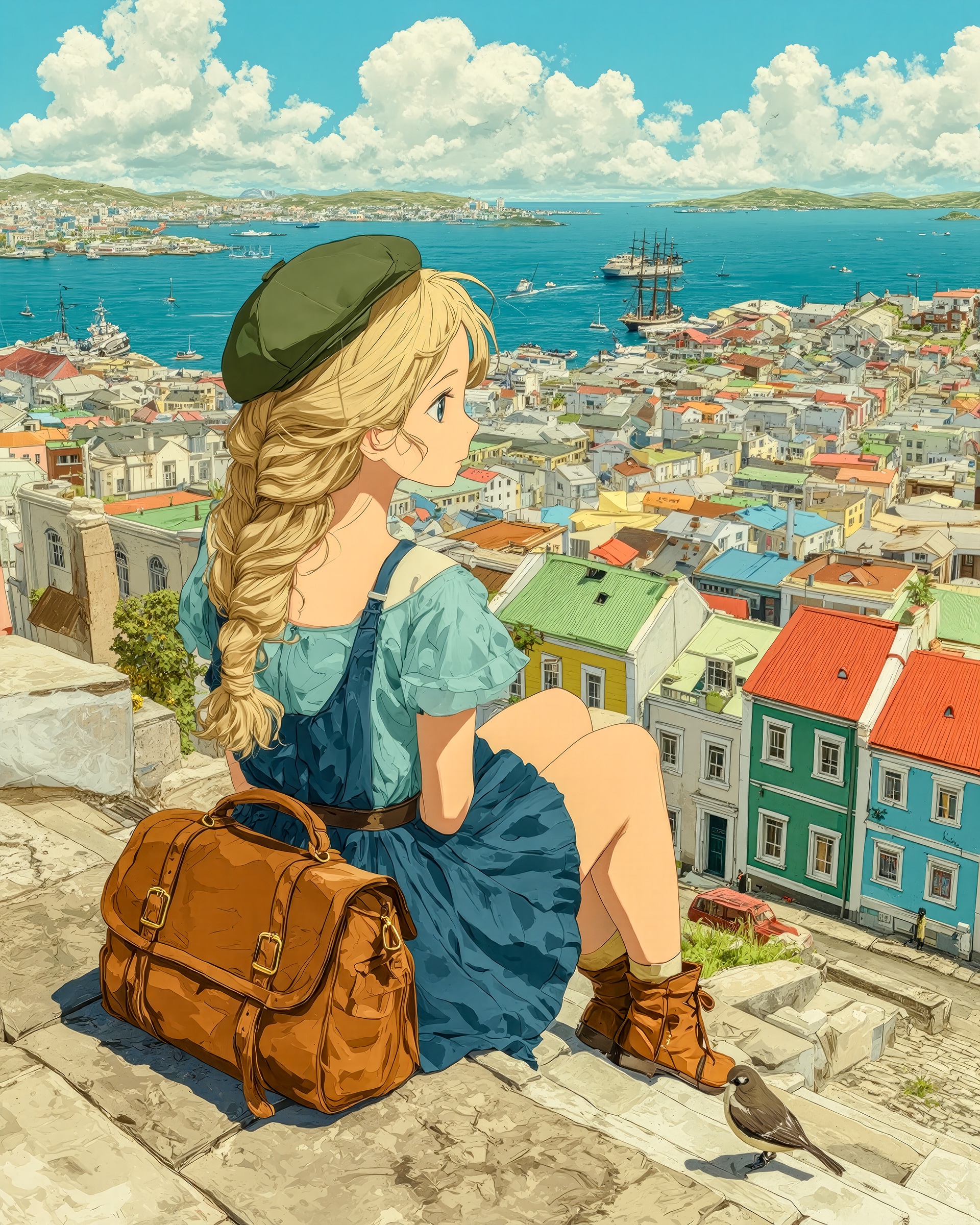 海を見つめる子 | の人気AIイラスト・グラビア