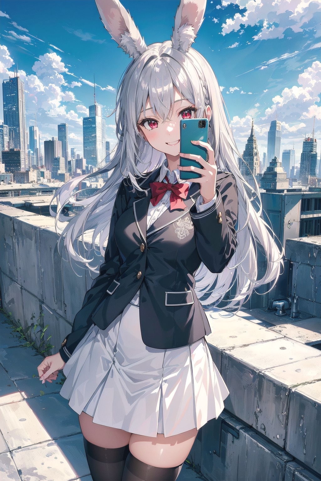 自撮りなのです📱🐰✨