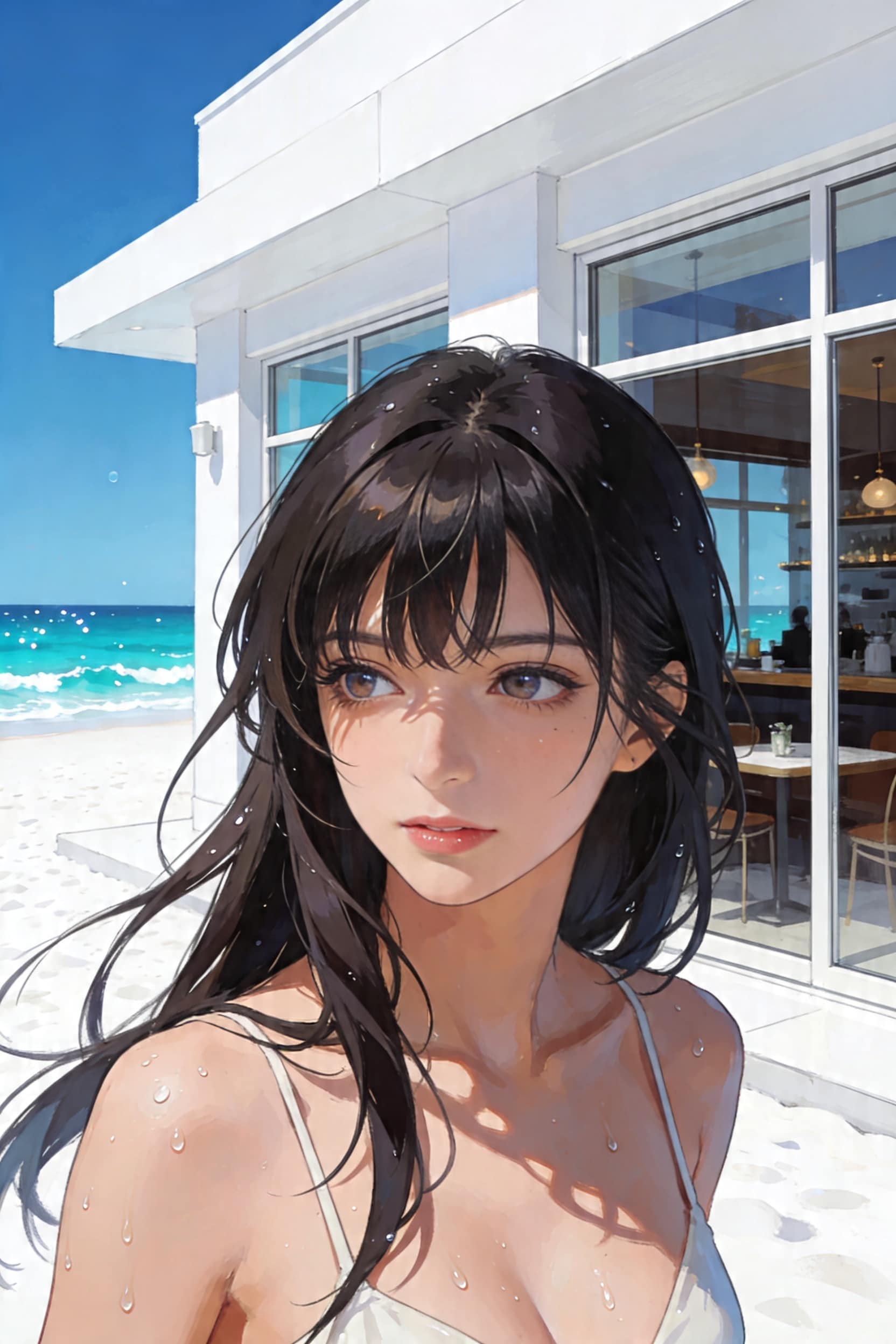 白いビーチ