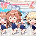 いぬみみようちえんじがスク水モールになだれこむ！ 5枚目