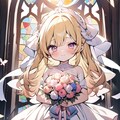 金髪花嫁ちゃん 3枚目