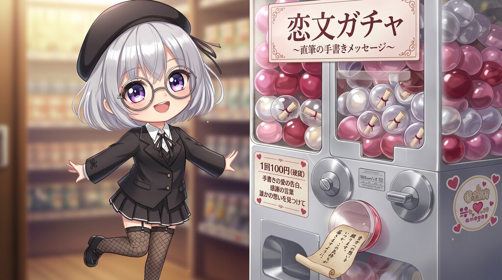 知らない人の書いたラブレターガチャ