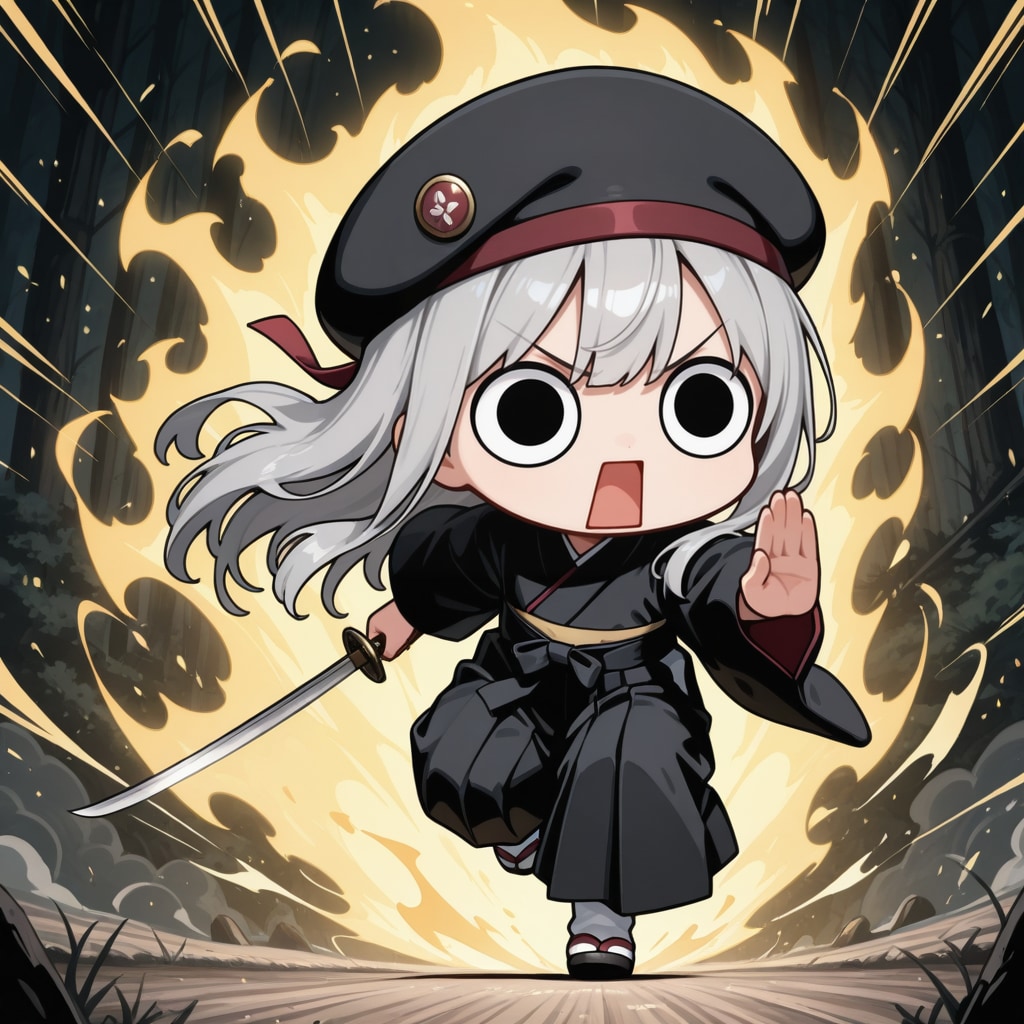 刀を持って動き出してしまいよった侍えらいこっちゃ嬢 | の人気AIイラスト・グラビア