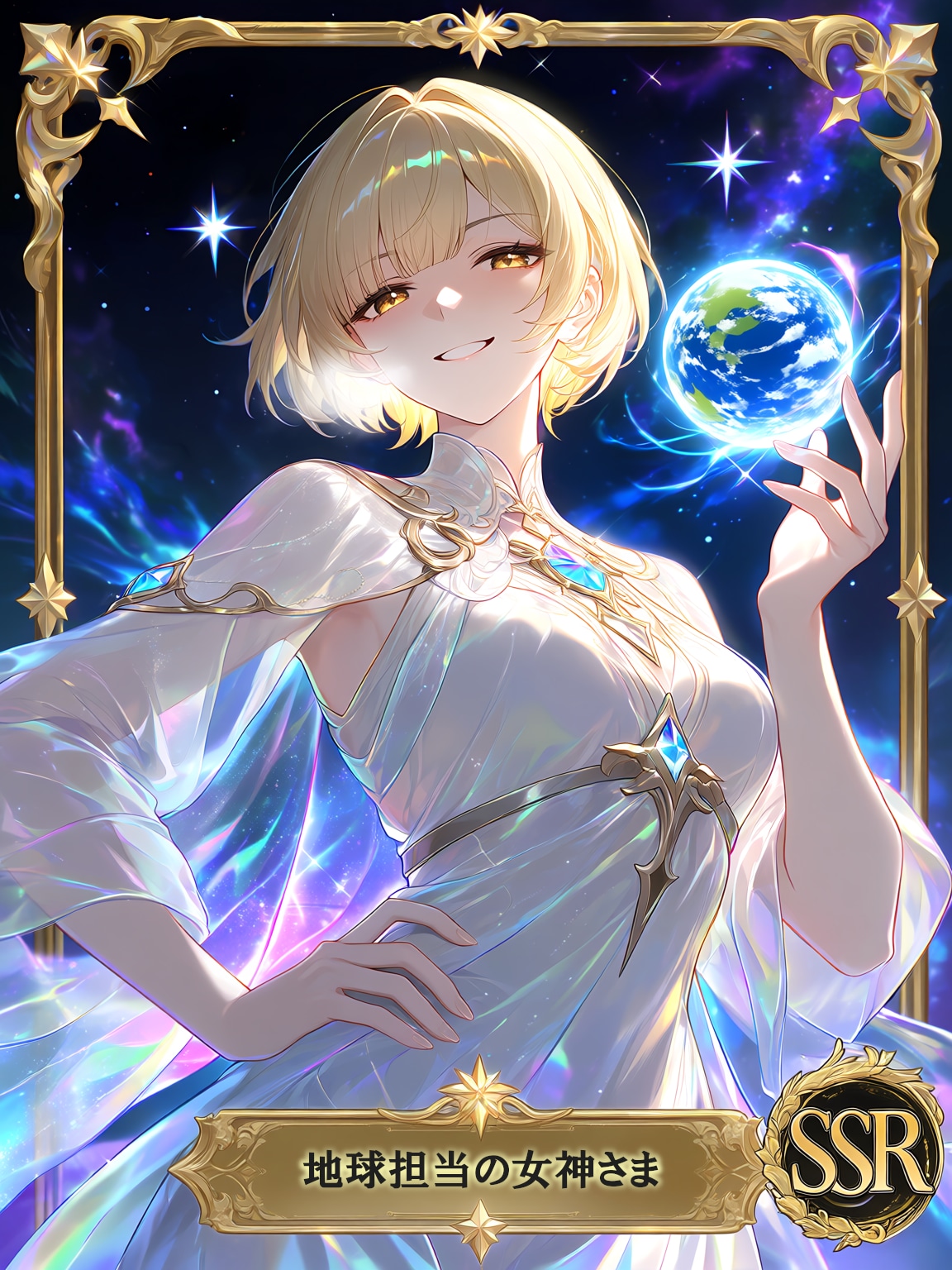 SSR地球担当の女神さま | の人気AIイラスト・グラビア