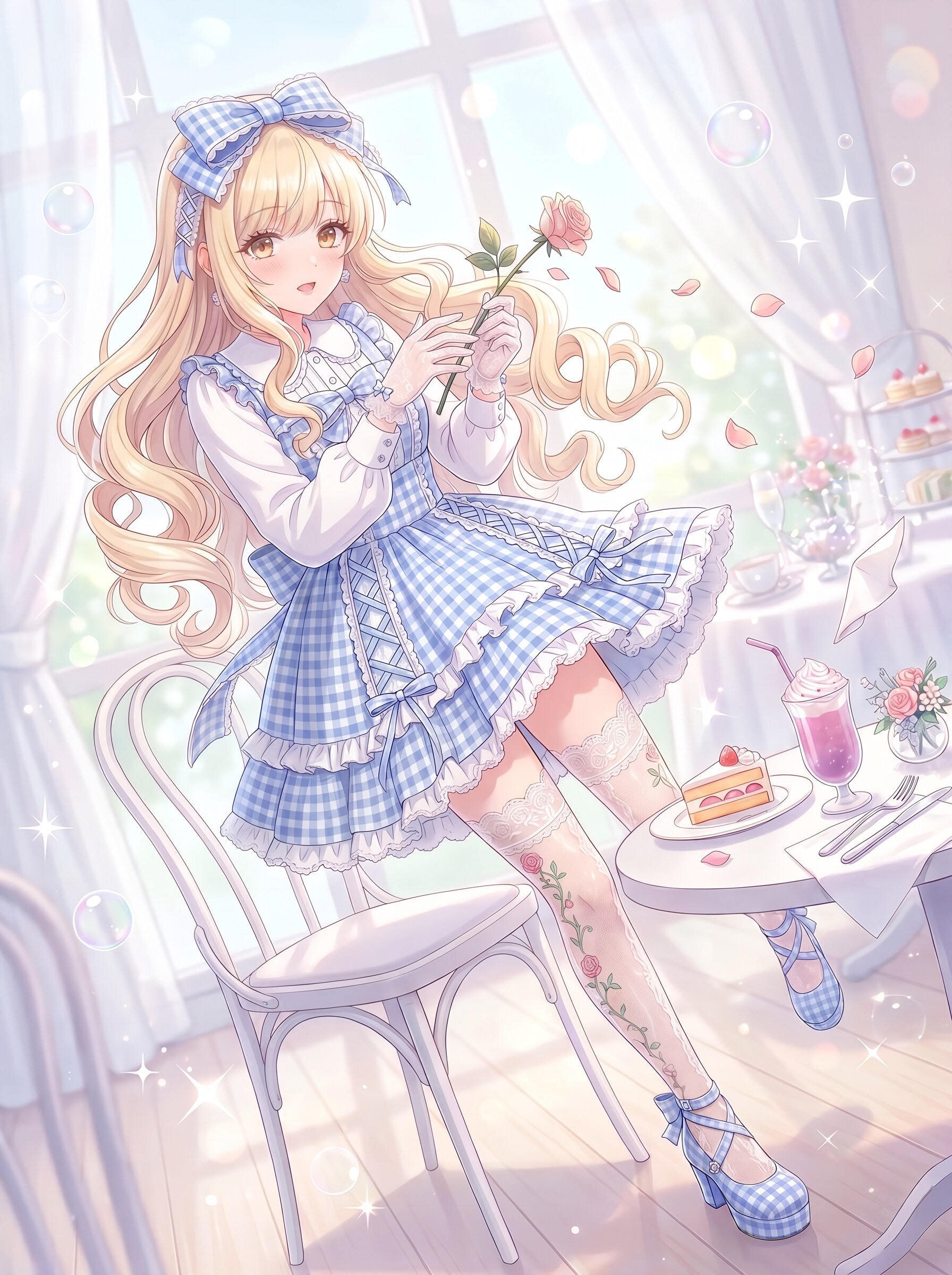 薔薇香る菓子時
