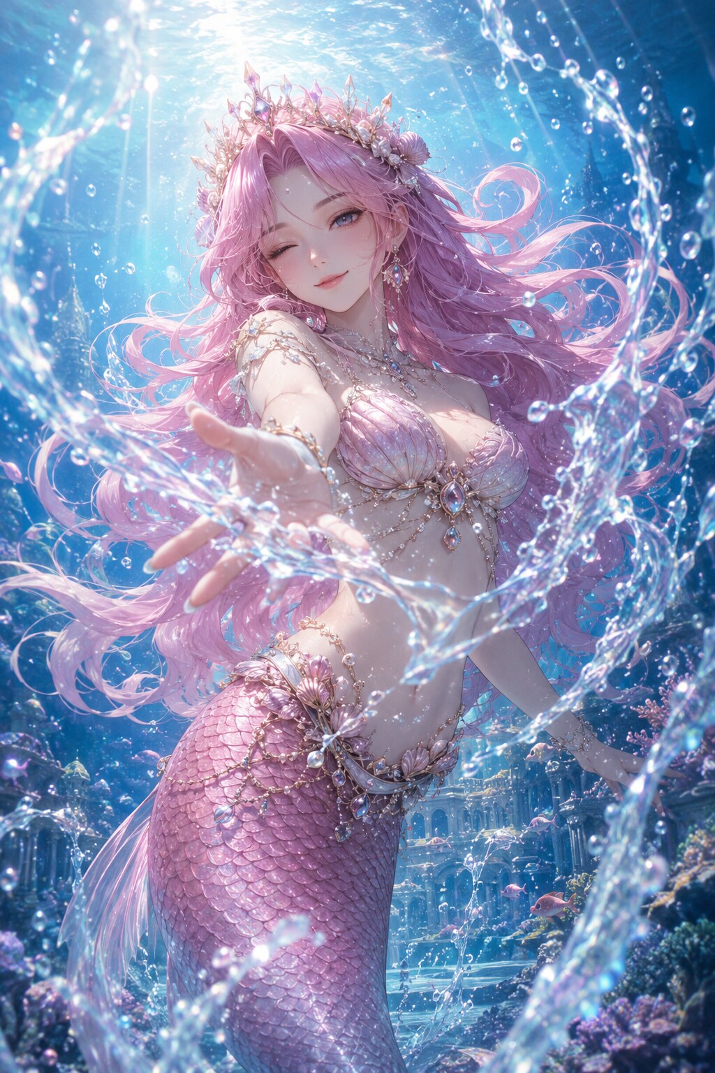 Splash Magic Mermaid 🌊🫧💙