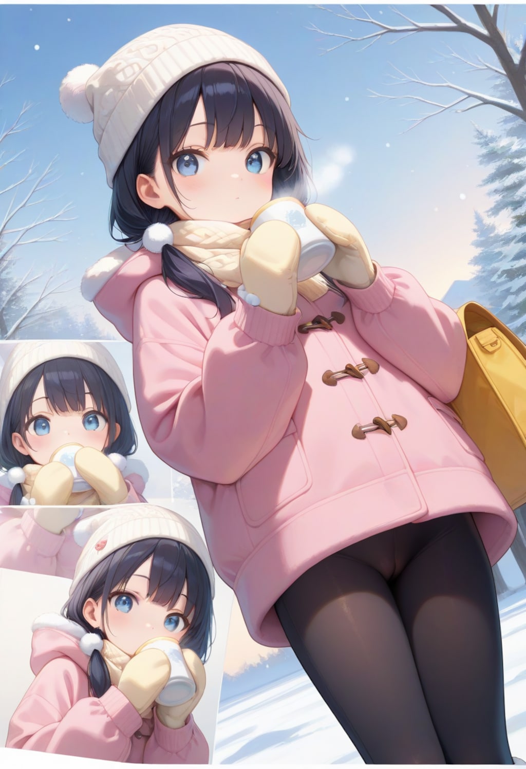 ホッと一息(雪原)(R-15)