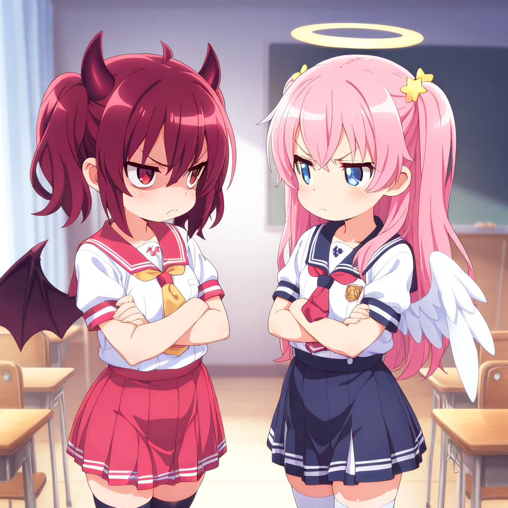 天使ちゃんと悪魔ちゃんの青春時代