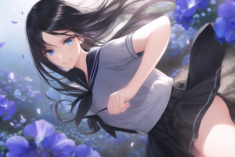 長月 (リンドウ　I love you best when you are sad)