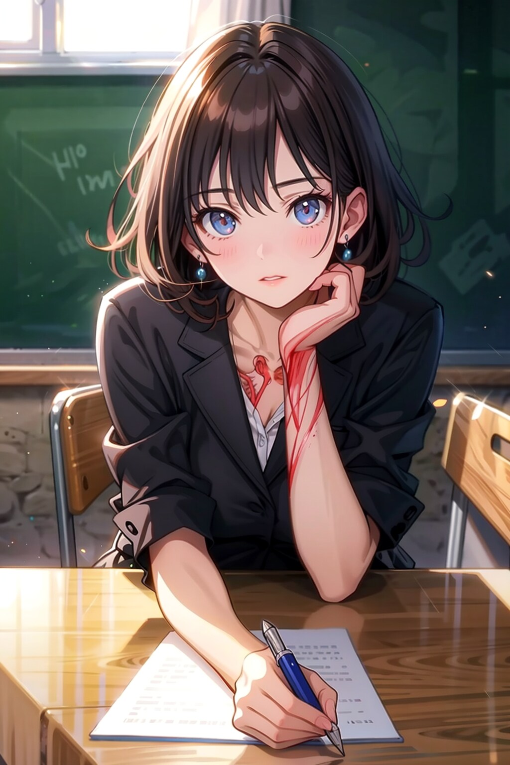 先生に詳しく話して