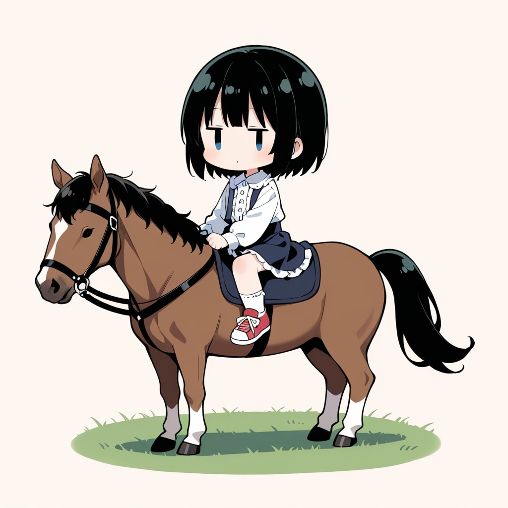 馬にのってみた