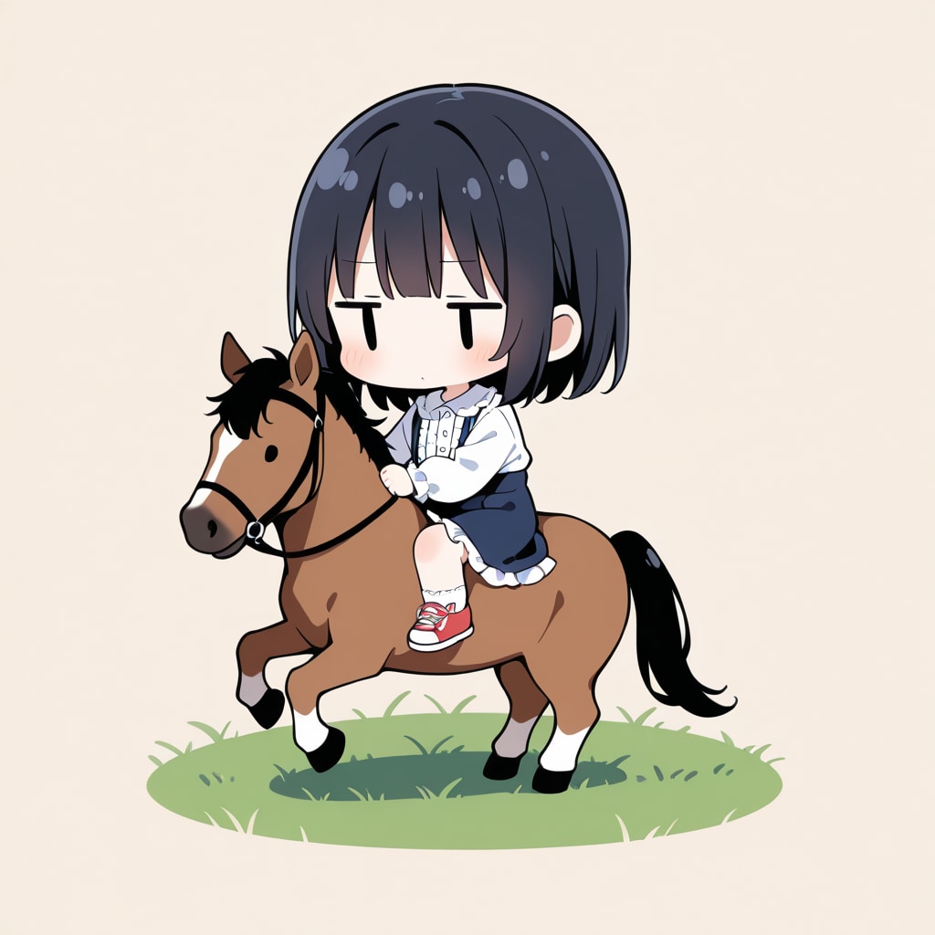 馬にのってみた